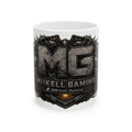 Stone/White Gaming Logo Mug — “Miikell_Gaming” Branded Ceramic Coffee Cup (11oz/15oz)