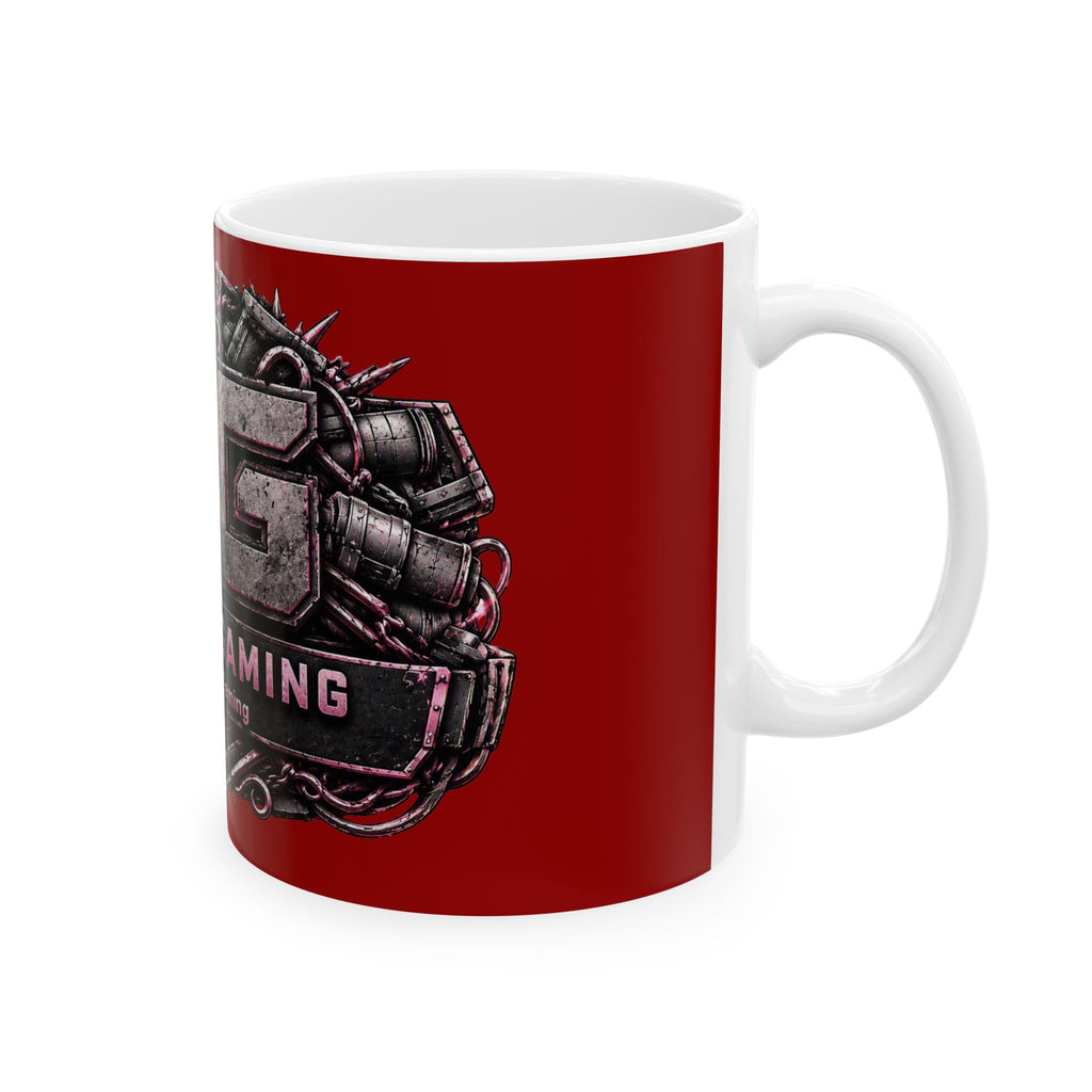 Pink/Red Gaming Logo Mug — “Miikell_Gaming” Branded Ceramic Coffee Cup (11oz/15oz)