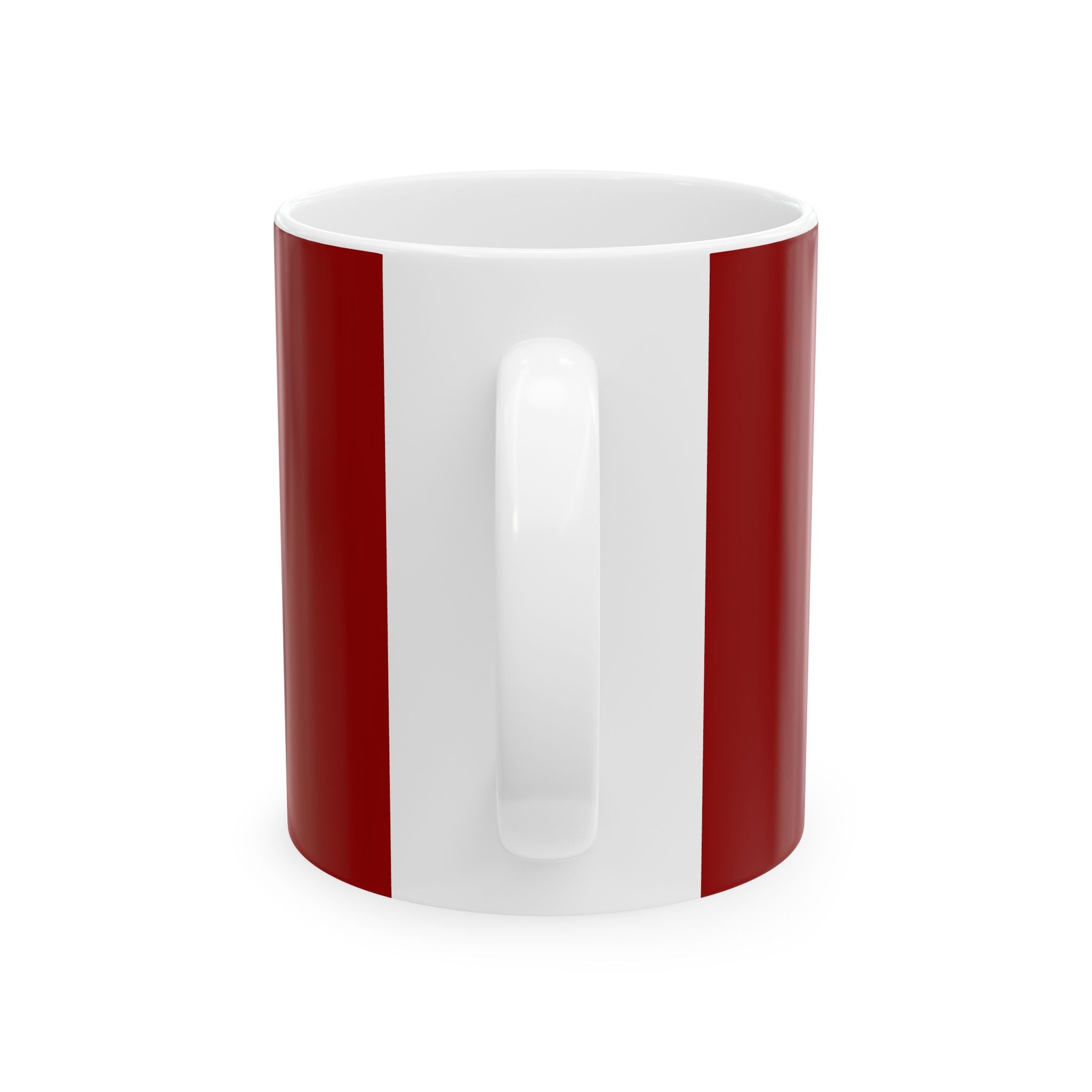 Seafoam/Red Gaming Logo Mug — “Miikell_Gaming” Branded Ceramic Coffee Cup (11oz/15oz)