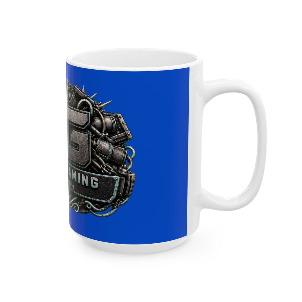 Seafoam/Blue Gaming Logo Mug — “Miikell_Gaming” Branded Ceramic Coffee Cup (11oz/15oz)