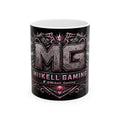 Pink/Black Gaming Logo Mug — “Miikell_Gaming” Branded Ceramic Coffee Cup (11oz/15oz)