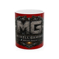 Stone/Red Gaming Logo Mug — “Miikell_Gaming” Branded Ceramic Coffee Cup (11oz/15oz)