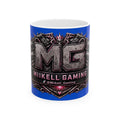 Pink/Blue Gaming Logo Mug — “Miikell_Gaming” Branded Ceramic Coffee Cup (11oz/15oz)