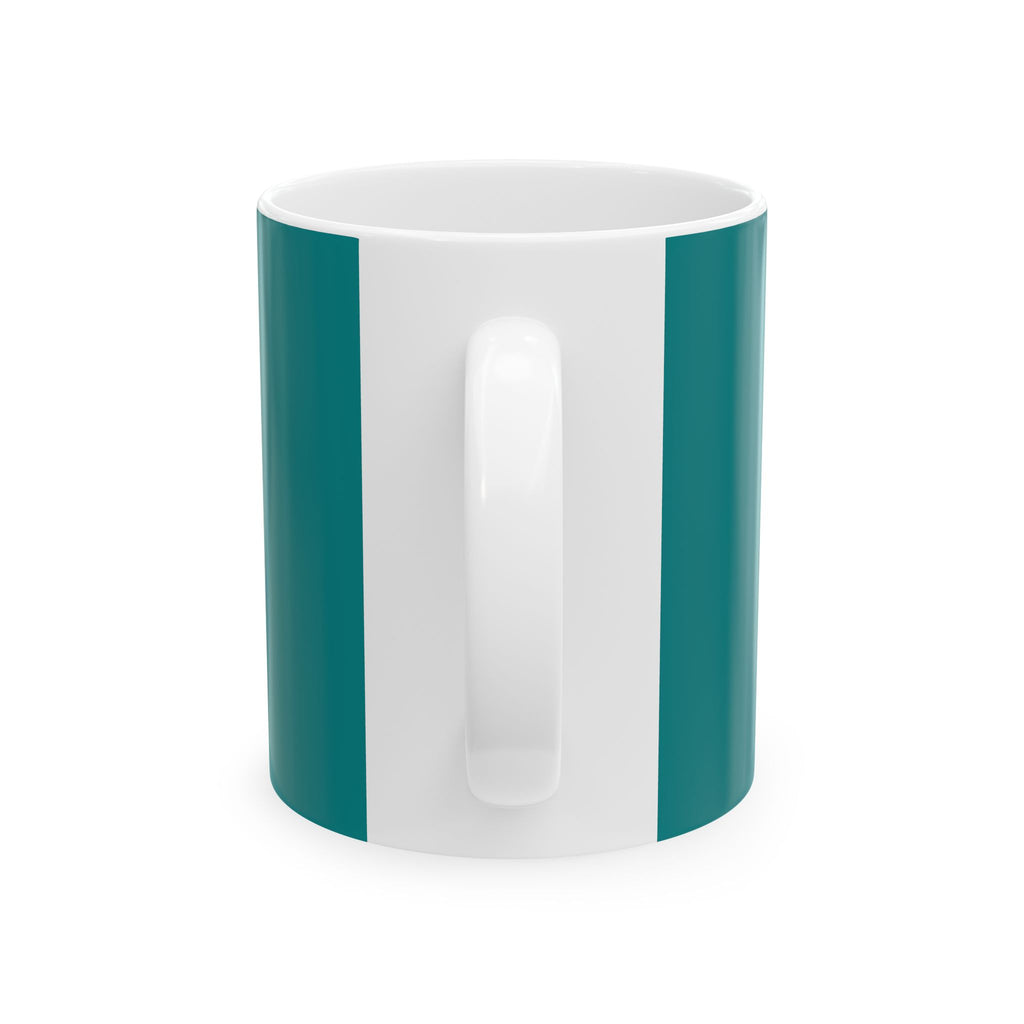 Pink/Aqua Gaming Logo Mug — “Miikell_Gaming” Branded Ceramic Coffee Cup (11oz/15oz)