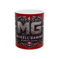 Pink/Red Gaming Logo Mug — “Miikell_Gaming” Branded Ceramic Coffee Cup (11oz/15oz)