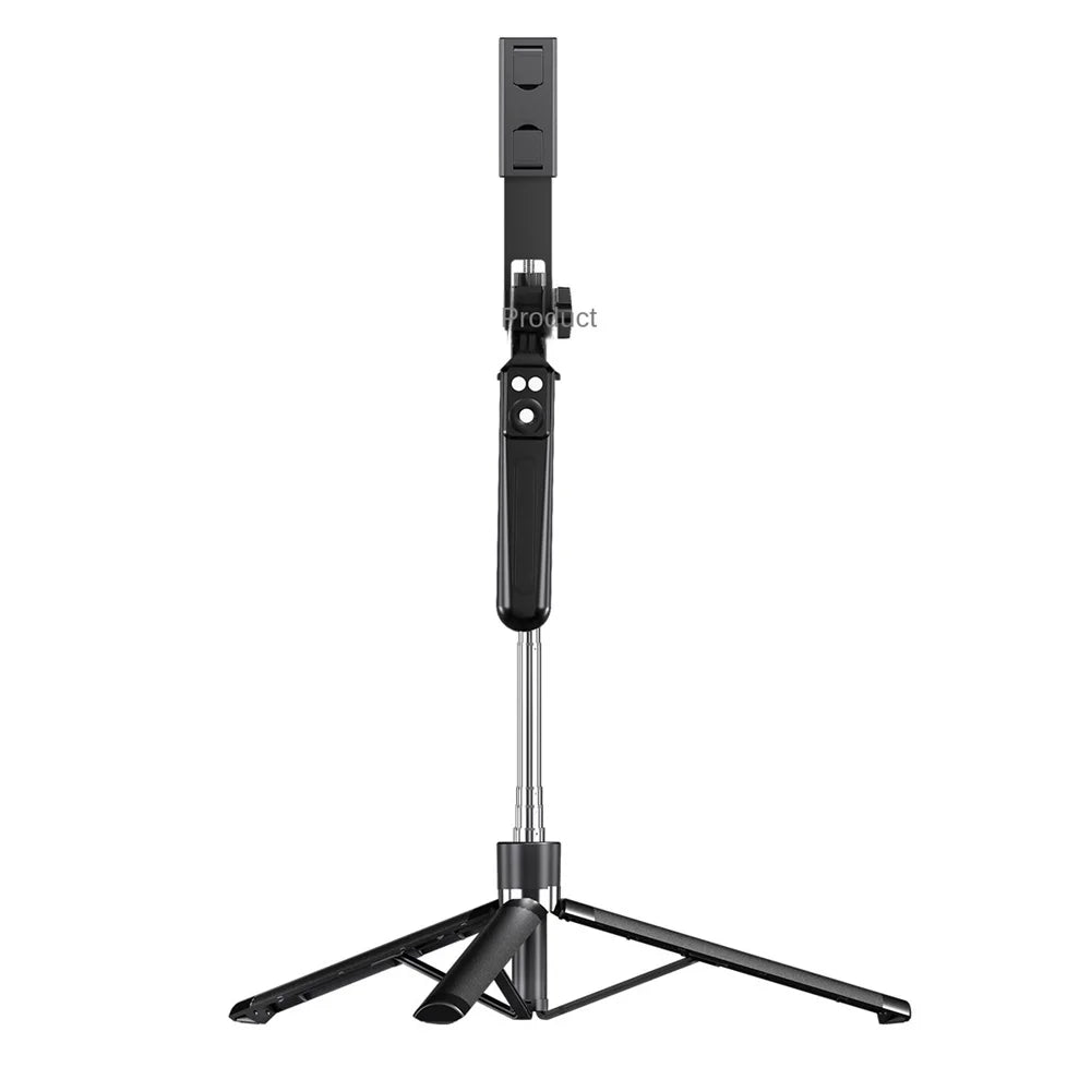 Roreta 360° rotation 1.7M Selfie Stick Wireless Stand with Light Bluetooth Remote Extendable Tripod for iPhone Live Streaming